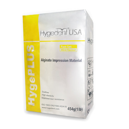 Hygedent Alginate HygePLUS Orthodontic Super Fast Set Mint Flavour Dust Free
